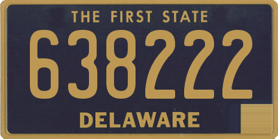 DE license plate 638222