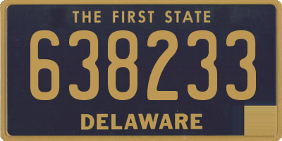 DE license plate 638233