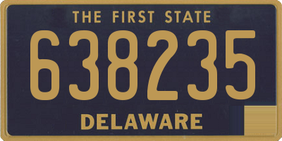 DE license plate 638235