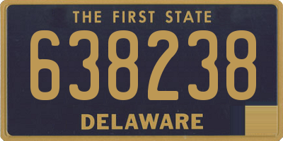 DE license plate 638238