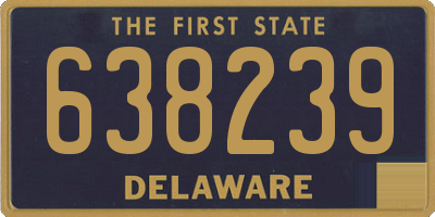 DE license plate 638239