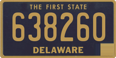 DE license plate 638260