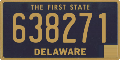 DE license plate 638271