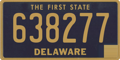 DE license plate 638277