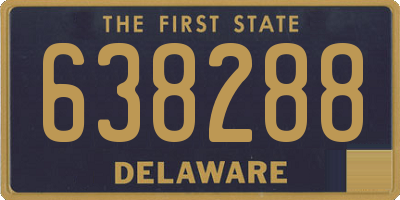 DE license plate 638288