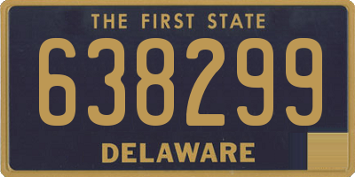 DE license plate 638299