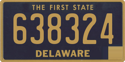 DE license plate 638324