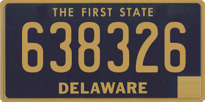 DE license plate 638326