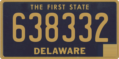 DE license plate 638332
