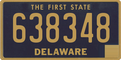 DE license plate 638348