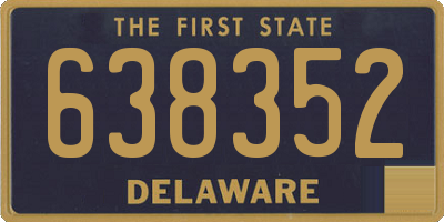 DE license plate 638352