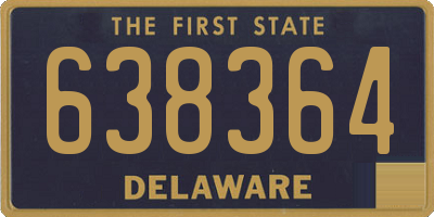 DE license plate 638364