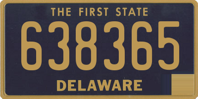 DE license plate 638365
