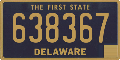 DE license plate 638367