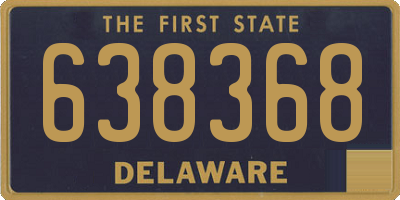 DE license plate 638368