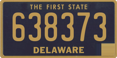 DE license plate 638373