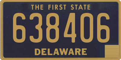 DE license plate 638406
