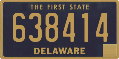 DE license plate 638414