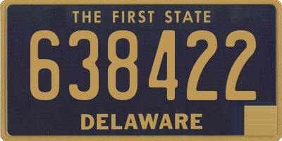 DE license plate 638422