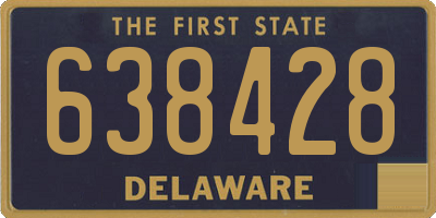 DE license plate 638428