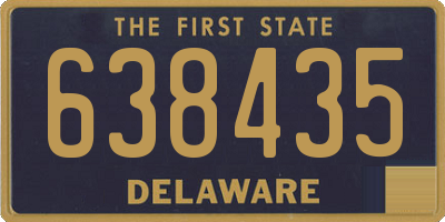 DE license plate 638435