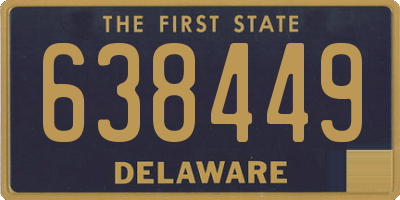 DE license plate 638449