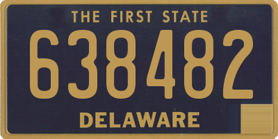 DE license plate 638482