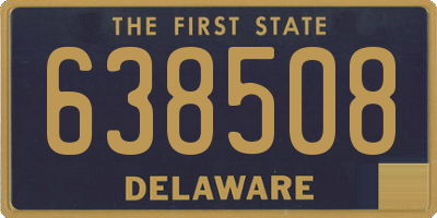 DE license plate 638508