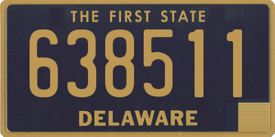 DE license plate 638511