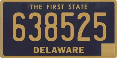 DE license plate 638525