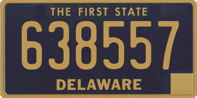 DE license plate 638557