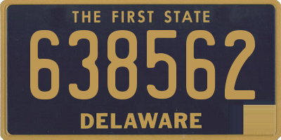 DE license plate 638562