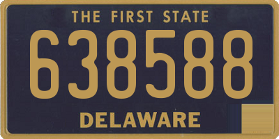 DE license plate 638588