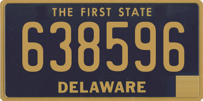 DE license plate 638596