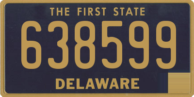 DE license plate 638599