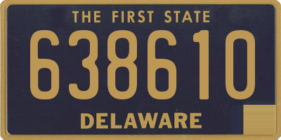 DE license plate 638610