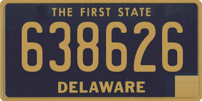 DE license plate 638626