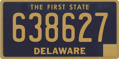 DE license plate 638627