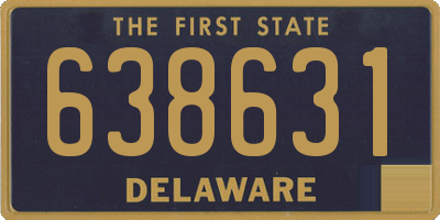 DE license plate 638631