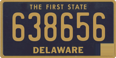 DE license plate 638656
