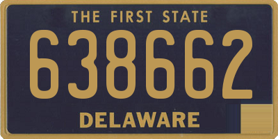 DE license plate 638662