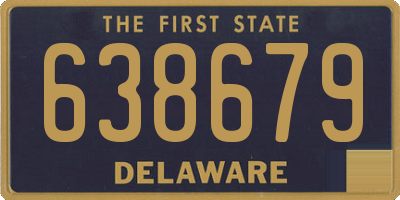 DE license plate 638679
