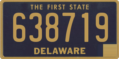 DE license plate 638719