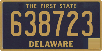 DE license plate 638723