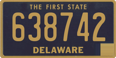DE license plate 638742