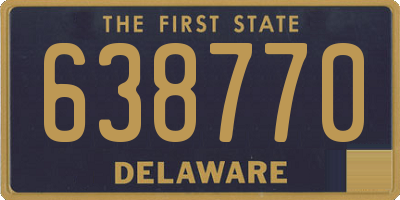 DE license plate 638770