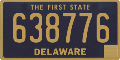 DE license plate 638776