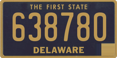 DE license plate 638780