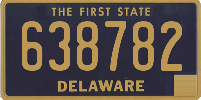 DE license plate 638782