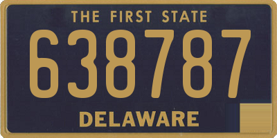 DE license plate 638787